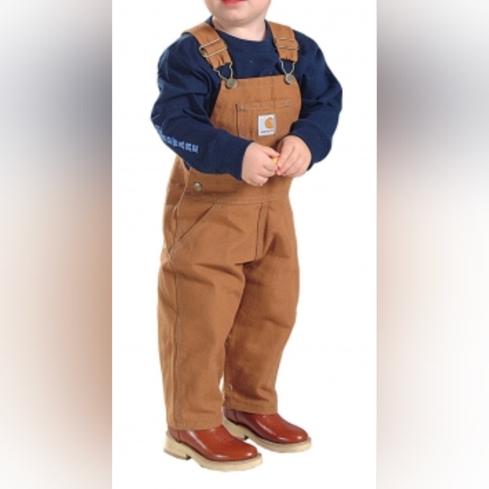 Nwt Carhartt Kids' Bib Overall Lined Child Boy‎ Barncore Fall Casual Western